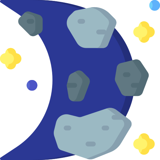 Asteroid Belt Special Flat Icon