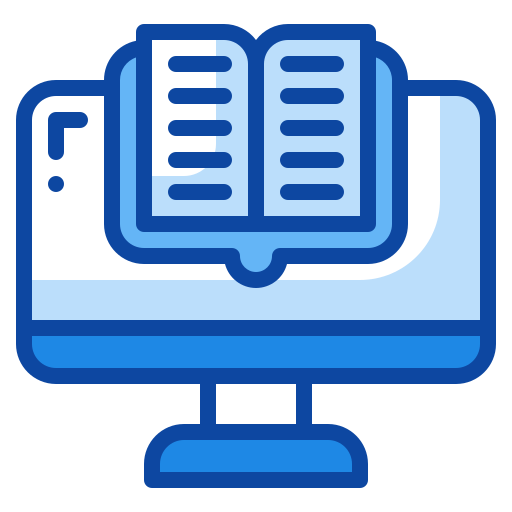 Elearning Generic Blue icon