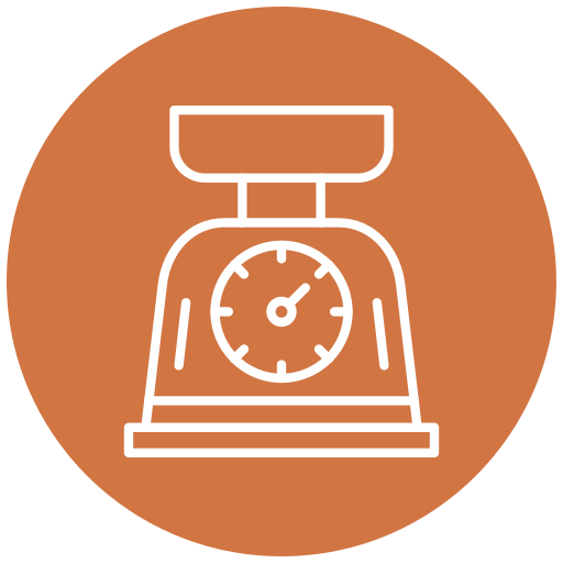 balanza de cocina icono gratis