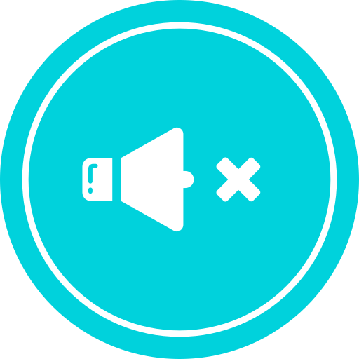 silencio icono gratis