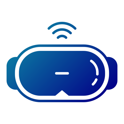 vidrio de realidad virtual icono gratis