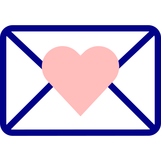 Love letter Detailed Mixed Lineal color icon