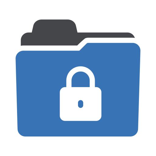 Lock Generic Blue icon