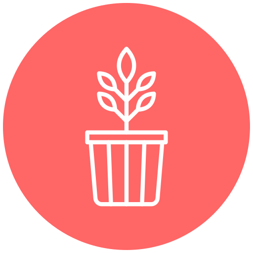 Горшок для растений бесплатно иконка