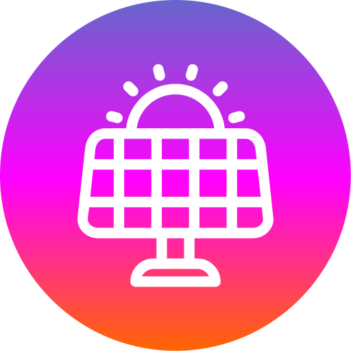 energía solar icono gratis