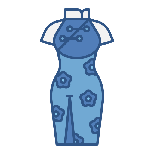 cheongsam icono gratis