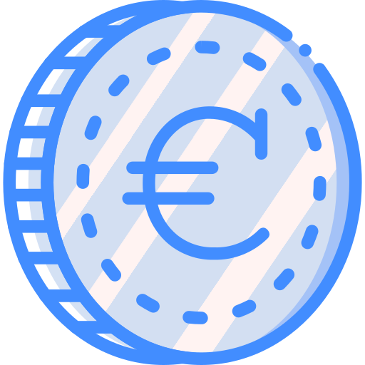 euro icono gratis