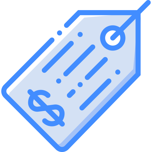 etiqueta de precio icono gratis