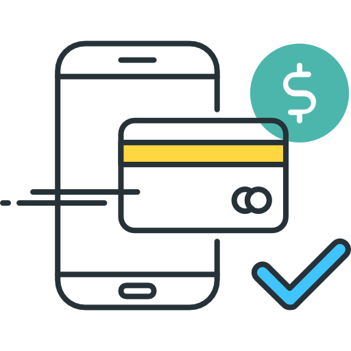 Mobile payment free icon Mobile payment free icon