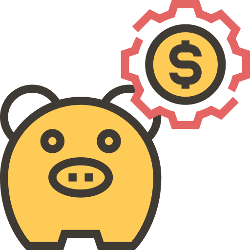 Piggy bank free icon