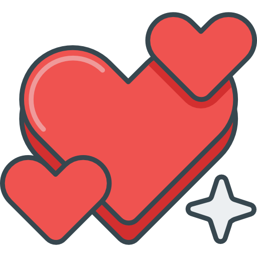 corazones icono gratis