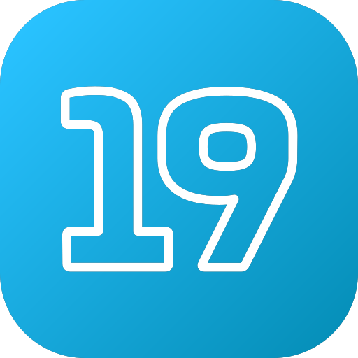 Nineteen Generic Flat Gradient icon