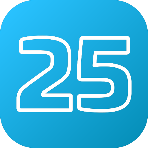 Twenty five free icon Twenty five free icon