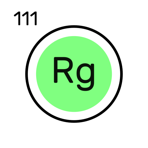 Roentgenium free icon Roentgenium free icon
