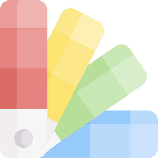 paleta de color icono gratis