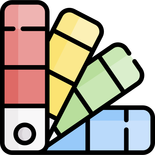 paleta de color icono gratis