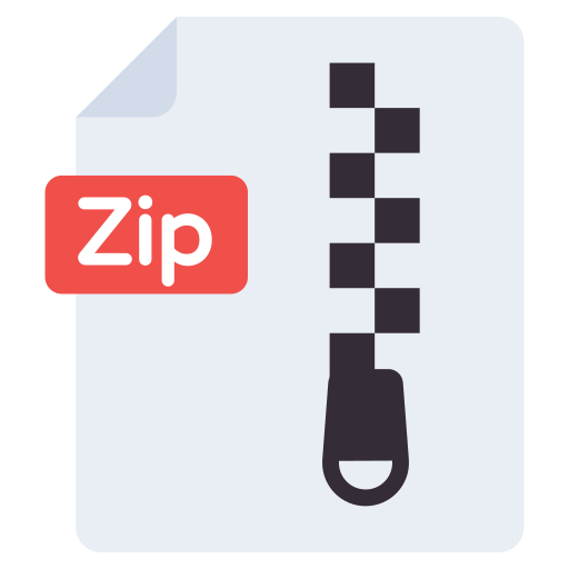 Zip file free icon