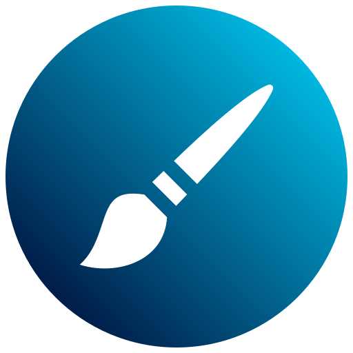 cepillo de pintura icono gratis