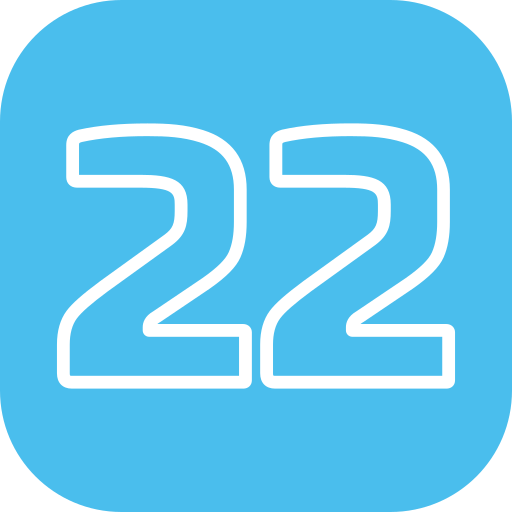 Twenty two - Free education icons