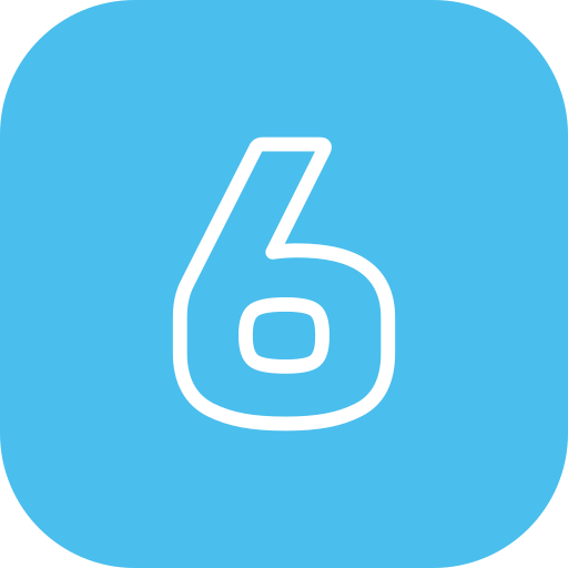 six Icône gratuit six Icône gratuit