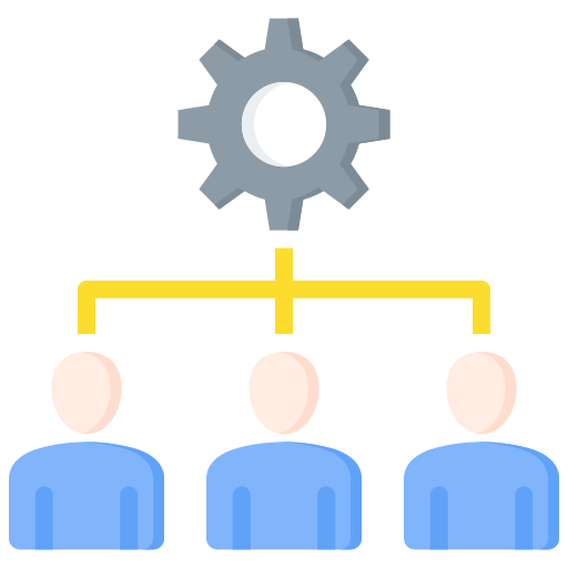 estructura de organización icono gratis