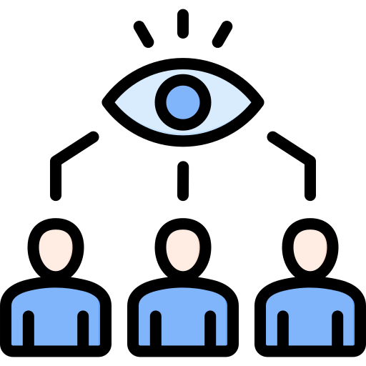 visión icono gratis