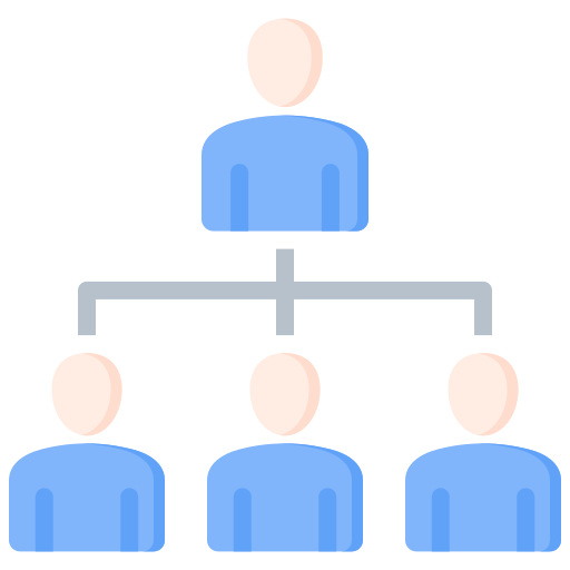 estructura de organización icono gratis