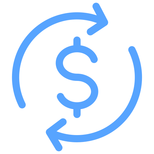 Денежный поток бесплатно иконка