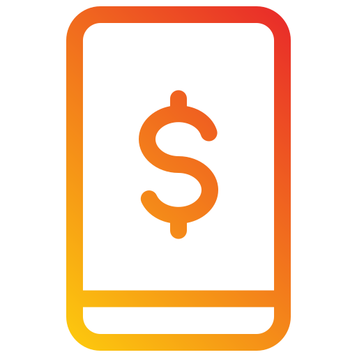 pago en línea icono gratis