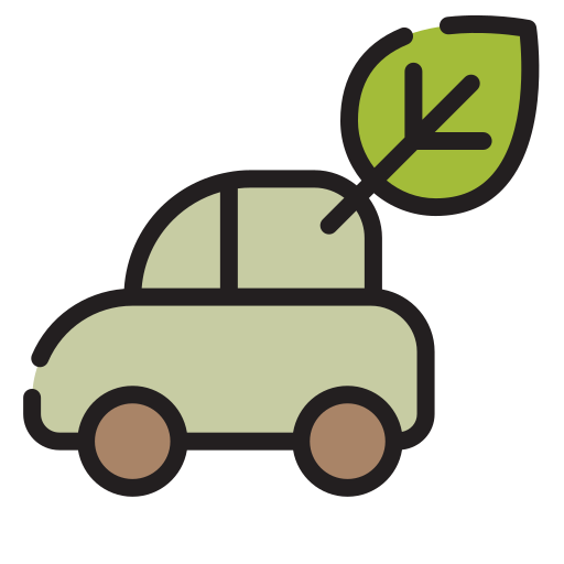 grünes auto kostenlos Icon