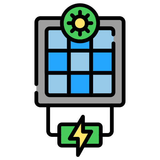panel solar icono gratis