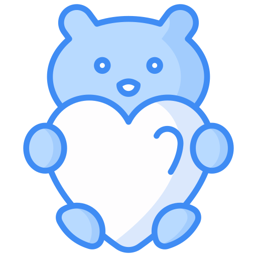 oso de peluche icono gratis