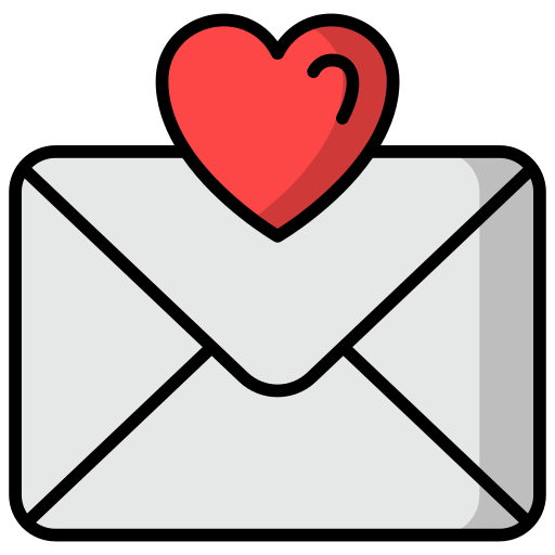 Love Letter Generic Outline Color Icon