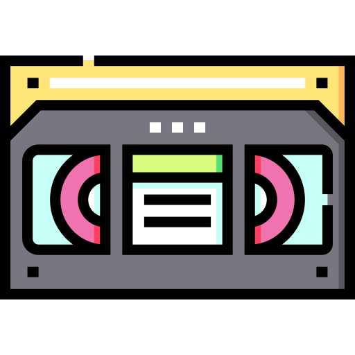 Vhs Detailed Straight Lineal color icon