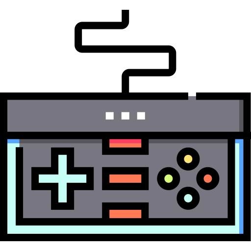 Gamepad Detailed Straight Lineal Color Icon