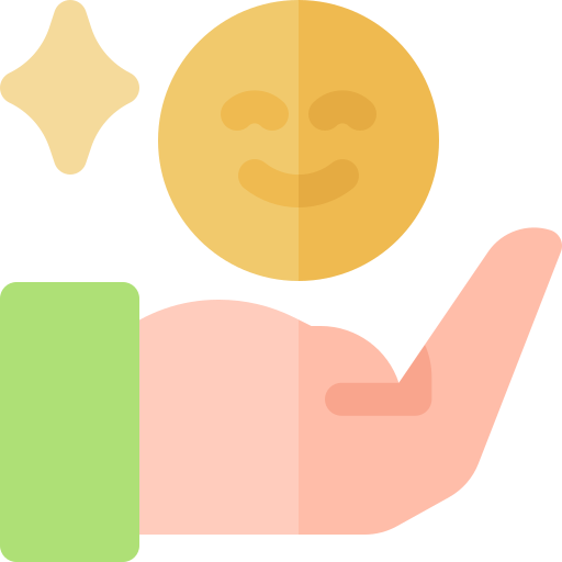 Smiley Basic Rounded Flat icon