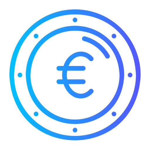 euro icono gratis