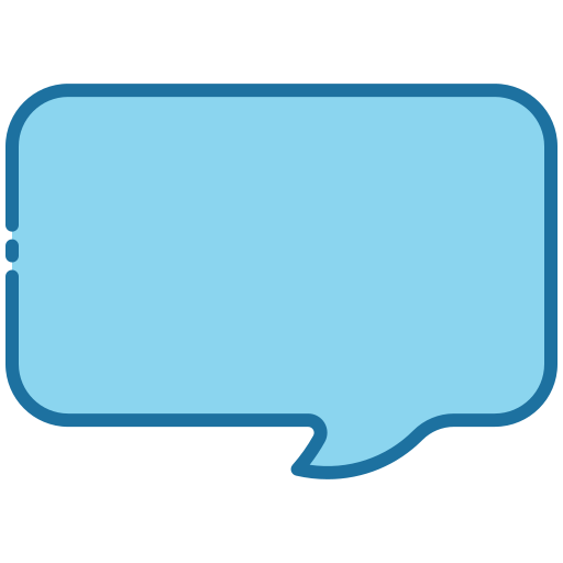 Chat Generic Blue icon