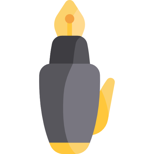 stylo plume Icône gratuit stylo plume Icône gratuit