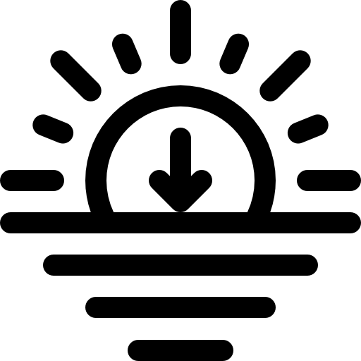 Sunset free icon