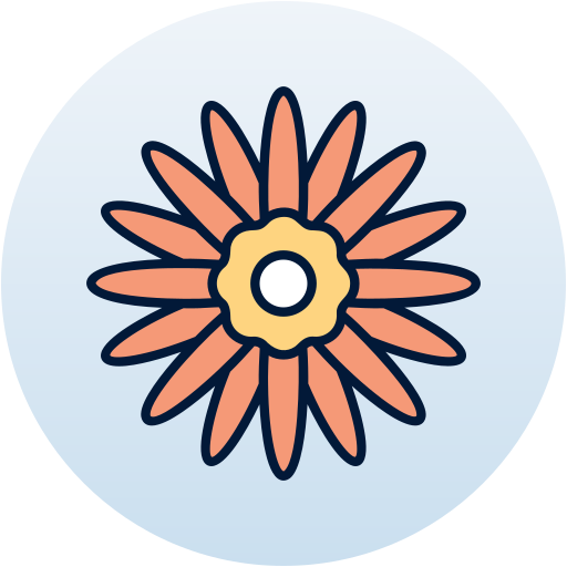 margarita gerbera icono gratis