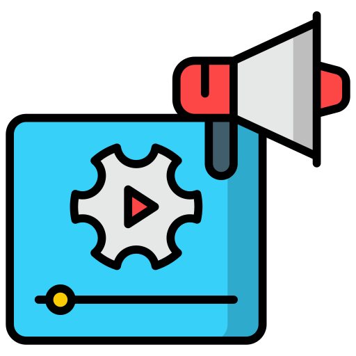 vídeo marketing icono gratis