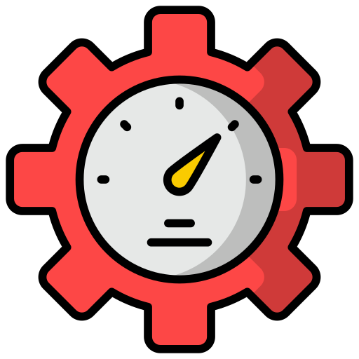 Speedometer Generic Outline Color icon