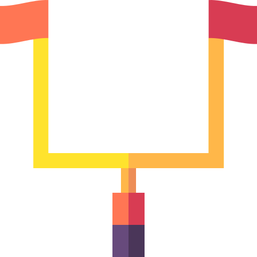 Goal post Basic Straight Flat icon