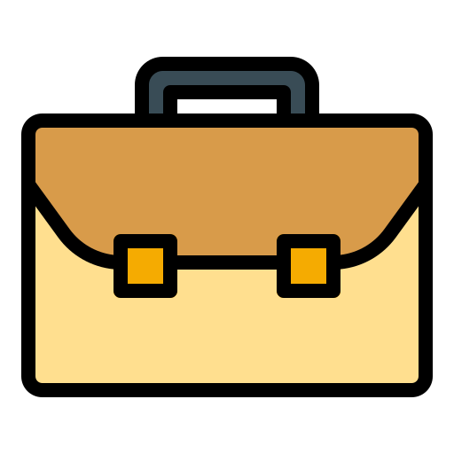 Briefcase Generic Outline Color icon