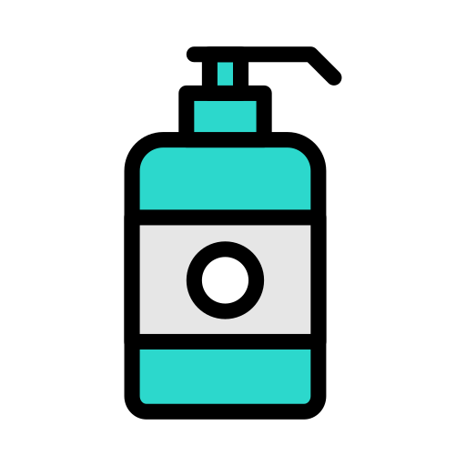 Pet shampoo Vector Stall Lineal Color icon