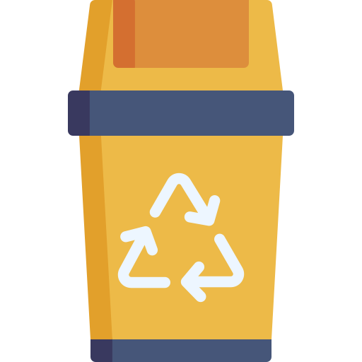 tacho de reciclaje icono gratis