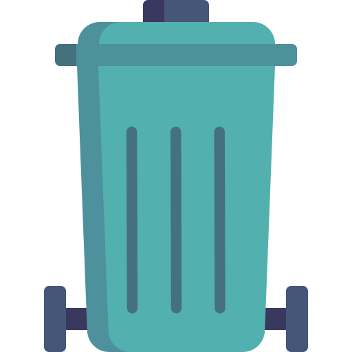 contenedor de basura icono gratis