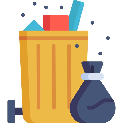 contenedor de basura icono gratis