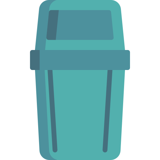 contenedor de basura icono gratis